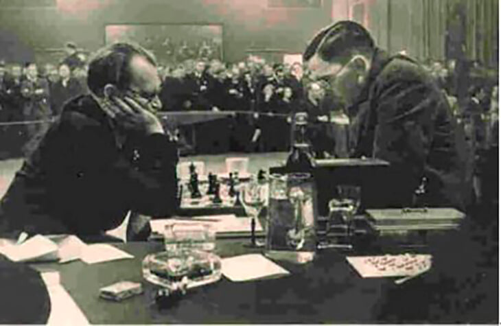 1937 год. Матч-реванш между Максом Эйве и Александром Алехиным.