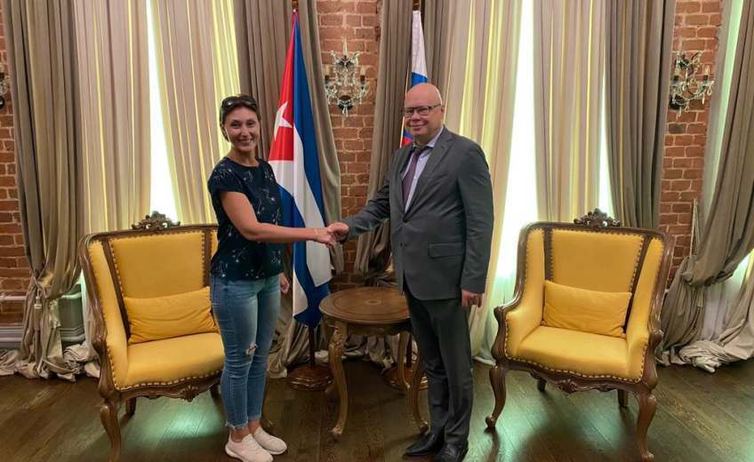 Рабочая встреча президента РОДК и представителя Россотрудничества на Кубе
